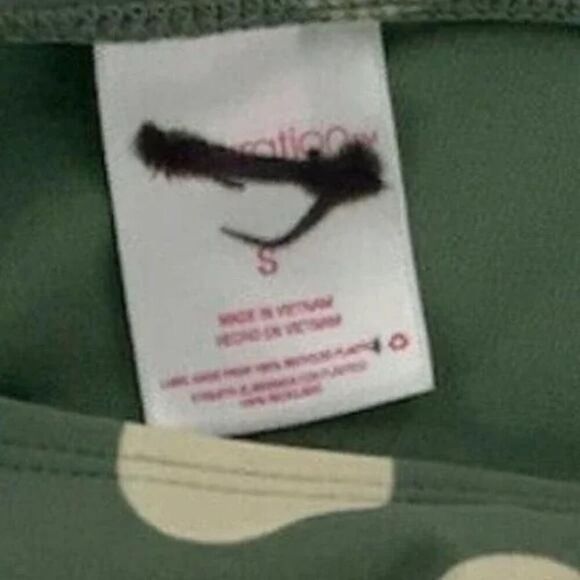 Xhilaration Womens Olive Polka Dot Cheeky Side Tie Bikini Bottom Size Small - Picture 5 of 5